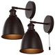 Hudson 6.5" 1-Light Farmhouse Bohemian Iron LED Sconce, Oil Rubbed Bronze