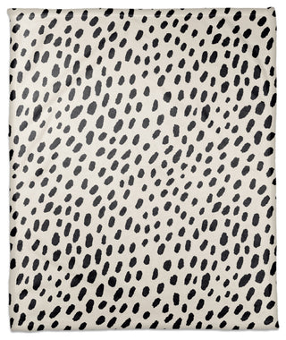 Monochromatic Spot Pattern 50"x60" Coral Fleece Blanket