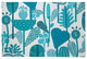 Flower Forest Spring Chenille Rug, Explorer Blue, 2'x3'