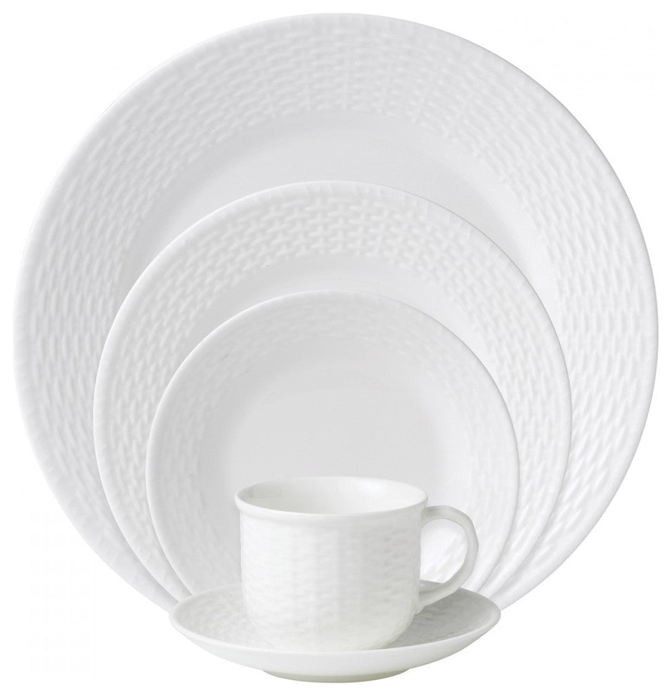 Wedgwood Nantucket Basket 5-Piece China Setting, Set of 8