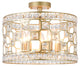 Kondik 5-Light 16" Drum Semi-Flush Lamp
