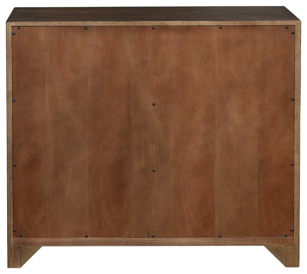 Uttermost Bowtie 3 Drawer Mid-Century Chest