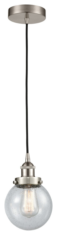 Innovations 616-1PH-SN-G204-6-LED 1-Light Mini Pendant, Brushed Satin Nickel