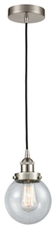 Innovations 616-1PH-SN-G204-6-LED 1-Light Mini Pendant, Brushed Satin Nickel