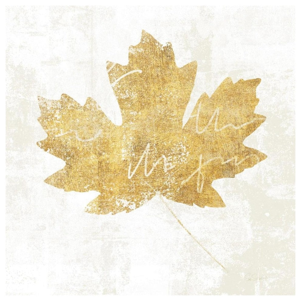 "Bronzed Leaf IV" Digital Paper Print by Sue Schlabach, 38"x38"