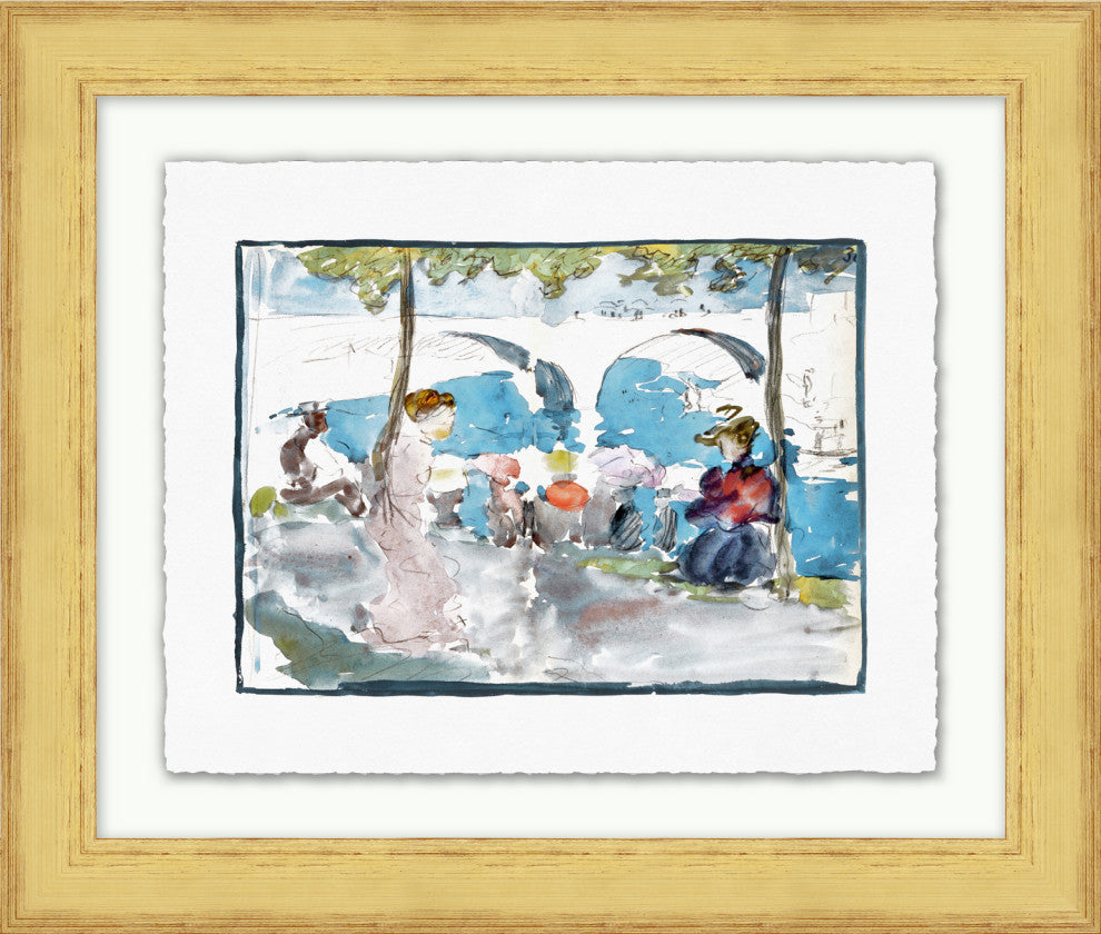 Scenes Along The Seine 2, Giclee Reproduction Artwork