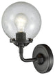 1-Light Beacon 6" Sconce, Oil Rubbed Bronze, Glass: Seedy