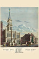 Symbols - Masonic Hall - Philadelphia- Canvas Poster 20" x 30"