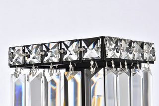 Myron 6" Black Wall Sconce