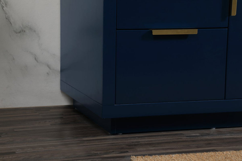Bethany Single Bathroom Vanity, Blue, 48"