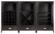 Bordeaux 3-Piece Modular Wine Cabinet Set With Tempered Glass Doors