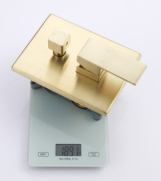 Alam Empolo 8" Wall mount Rain Shower Set, Gold