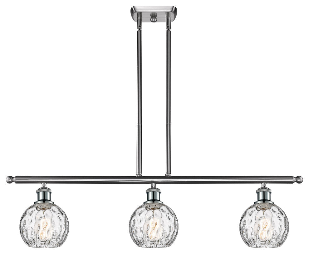 Innovations 516-3I-SN-G1215-6 3 Light Island Light, Brushed Satin Nickel