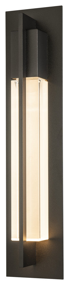 Axis Large Outdoor Sconce, Coastal Oil Rubbed Bronze Finish - Clear Glass