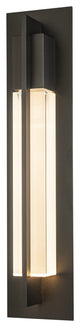 Axis Large Outdoor Sconce, Coastal Oil Rubbed Bronze Finish - Clear Glass