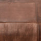 Geometric Handmade Leather Pouf (Recycled Foam with Fibre Fill) Black, [Square] 21x21x12