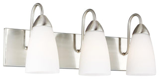 Seville 3-Light Wall/Bath, Brushed Nickel