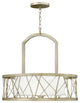 Hinkley Nest Chandelier Medium Drum, Silver Leaf*