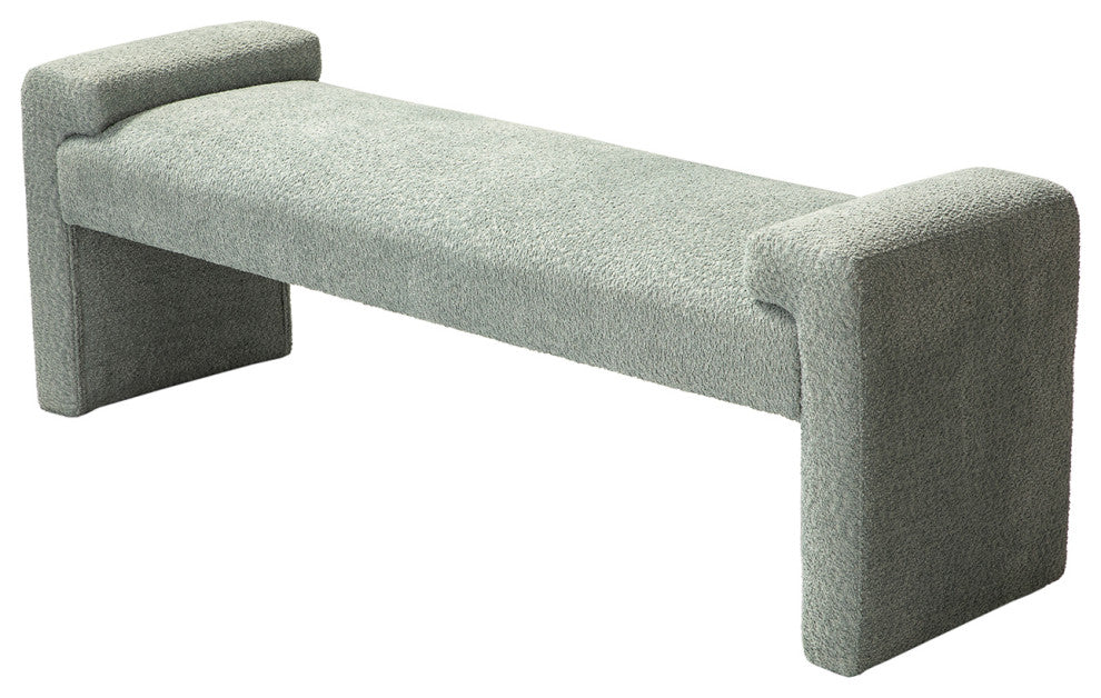 Severin Upholstered Bench, Sage