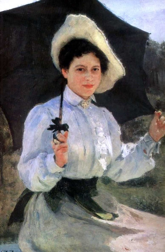 Ilia Efimovich Repin Portrait of Nadezhda Repina Wall Decal