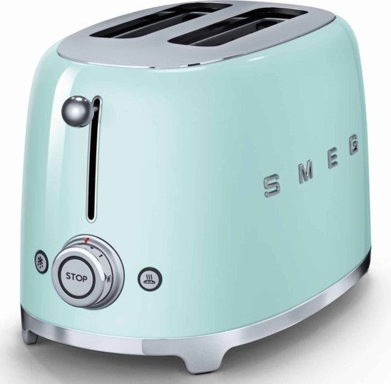 Smeg 2-Slice Toaster, Pastel Green