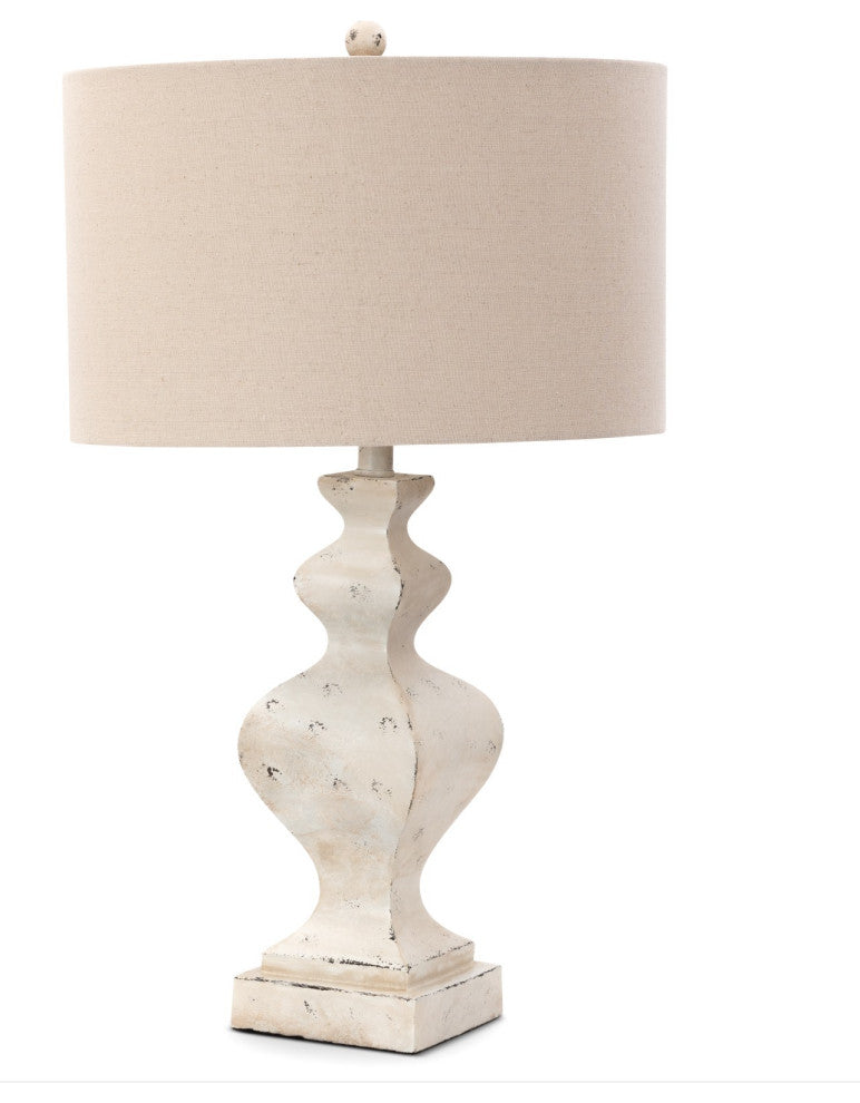 Set of 2 Beige Curvy Base Table Lamps