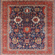 Ahgly Company Indoor Square Mid-Century Modern Area Rugs, 3' Square