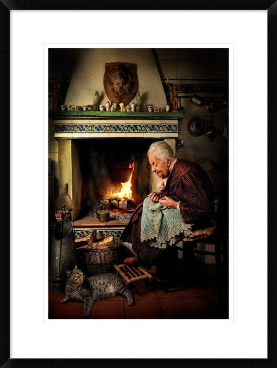 "Dear Cat.... Once upon a time..."  by Ghizzi Panizza Alberto, 22x30"