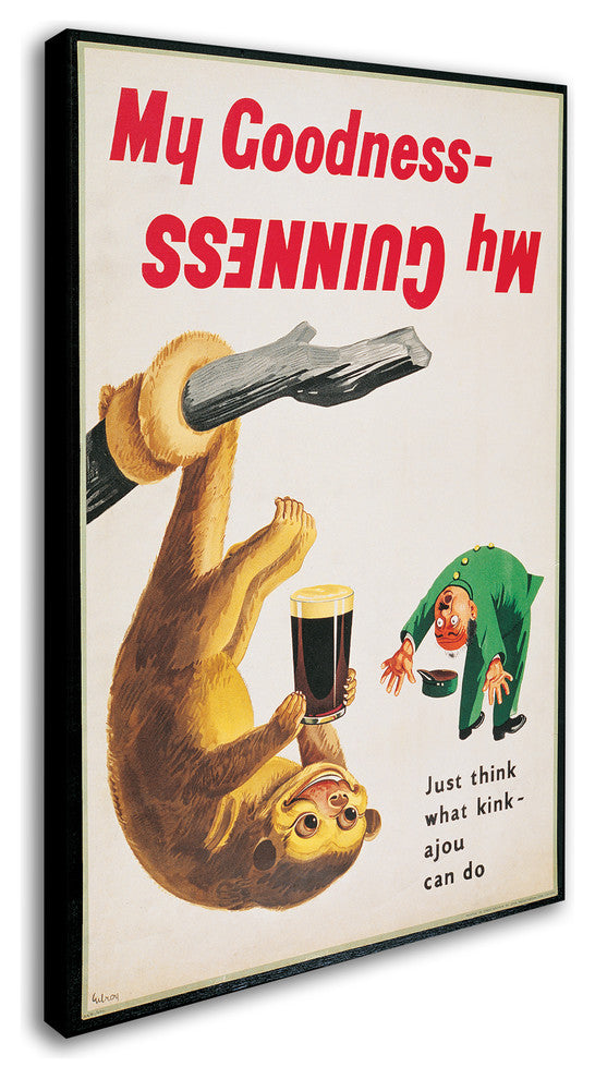 Guinness Brewery 'My Goodness My Guinness IV' Canvas Art, 16"x24"