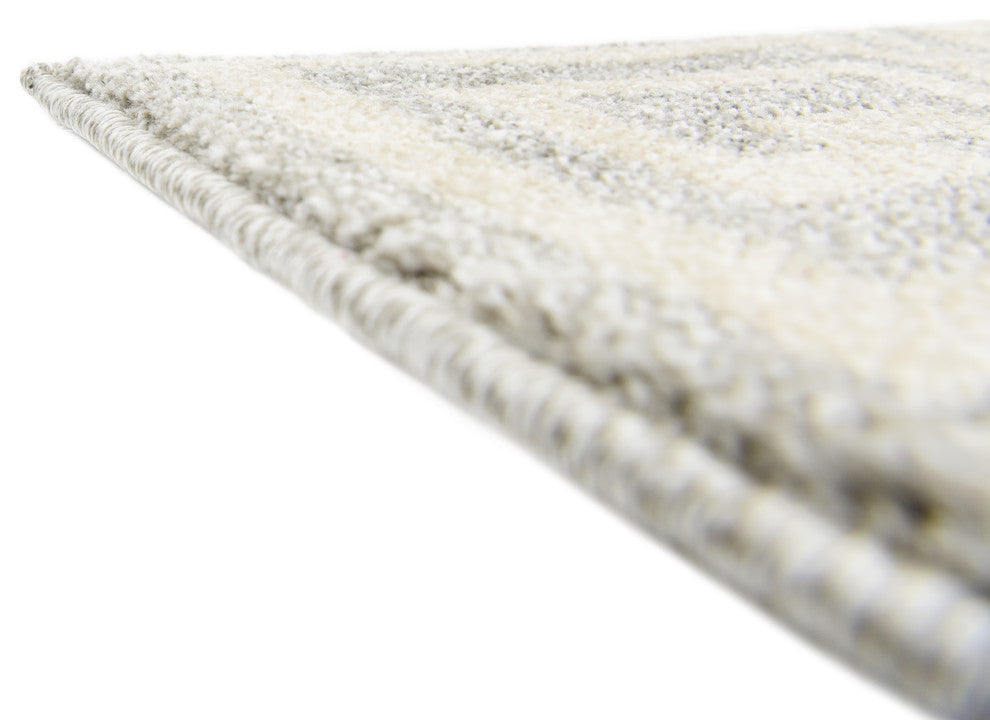 Unique Loom Gray Athens Greek Key 2' 0 x 3' 0 Area Rug