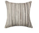 HomeRoots 18" x 18" x 5" Grey Seville Torino Kobe Cowhide Pillow
