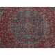 Green, Vintage Look Mamluk, Worn Wool Hand Knotted Runner Rug, 2'6"x9'10"