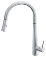 STYLISH Kitchen Sink Faucet Single Handle Pull Down Dual Mode Stainless Steel