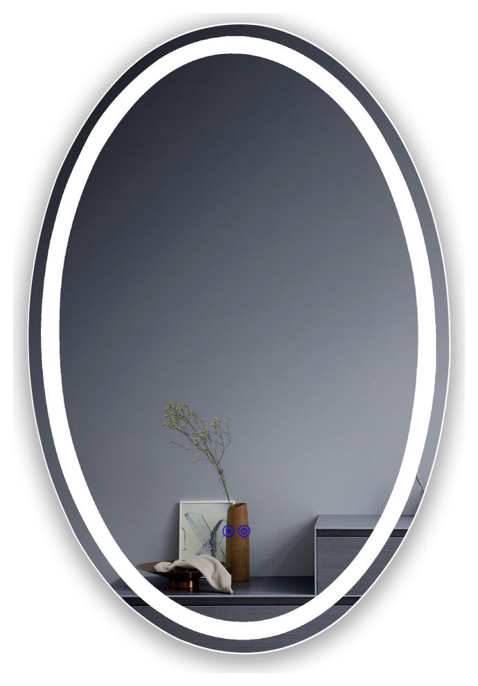 CHLOE Lighting LUMINOSITY Oval TouchScreen LED Mirror