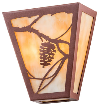 7 Wide Whispering Pines Wall Sconce