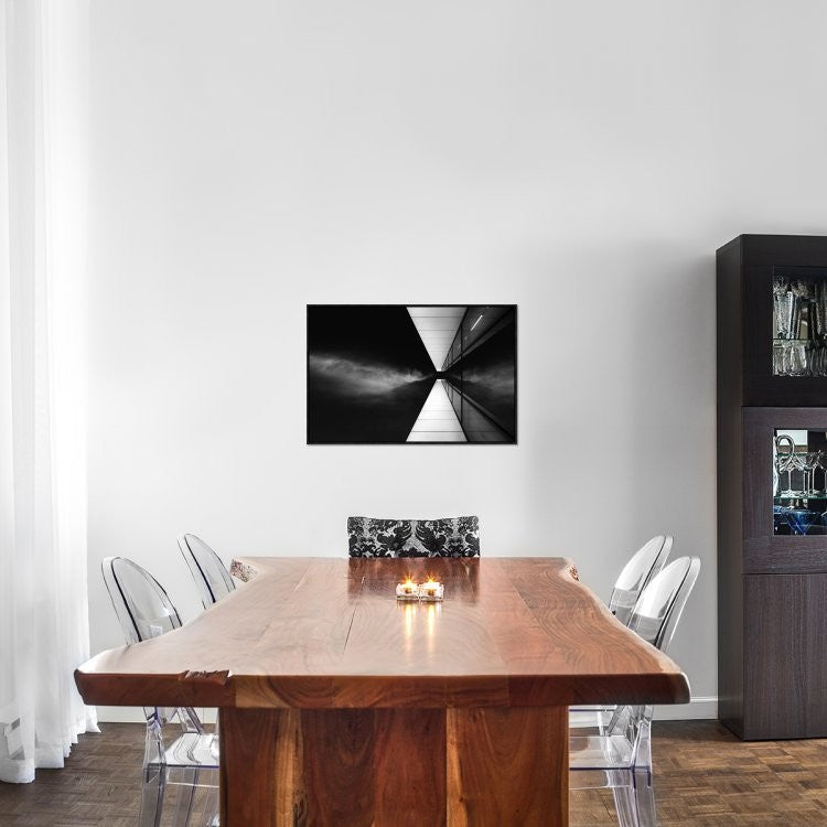 "Cloud Attack" Framed Canvas Giclee by Jeroen Van De, 31x21"