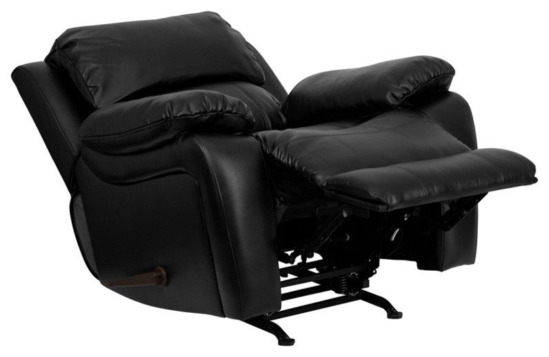 Black Bonded Leather Recliner MEN-DA3439-91-BK-GG