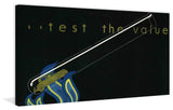 "Test the Value" Painting Print on Wrapped Canvas