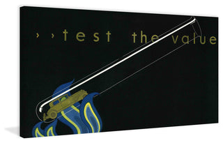 "Test the Value" Painting Print on Wrapped Canvas