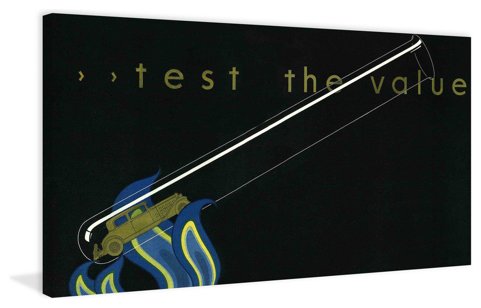 "Test the Value" Painting Print on Wrapped Canvas