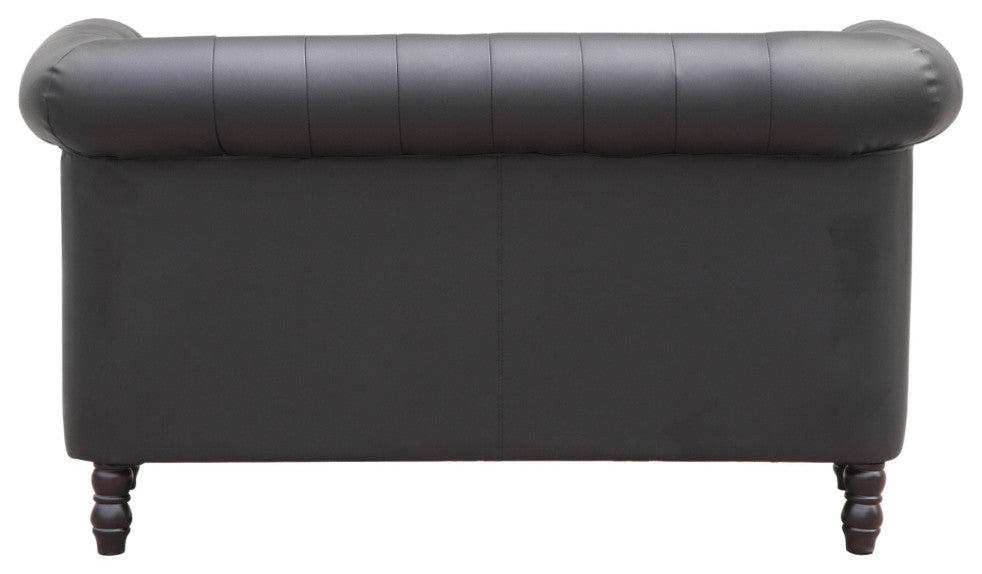 Modern Classics Chester Loveseat, Black