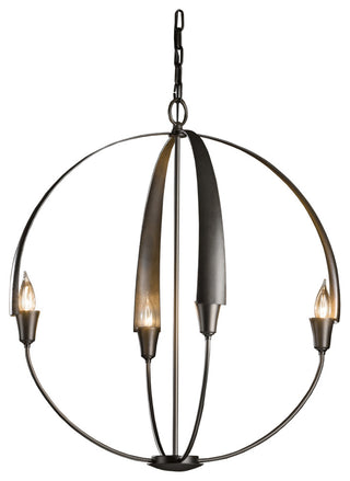 Cirque Large Chandelier, Dark Smoke Finish