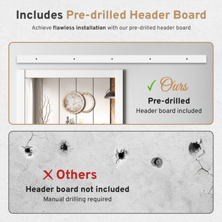 Herringbone Door, Midnight Black