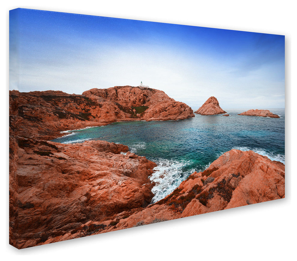 ''Ile Rousse'' Canvas Art by Philippe Sainte-Laudy