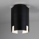 Radiance Stagger Ceramic Flush-Mount, Carbon Matte Black, LED