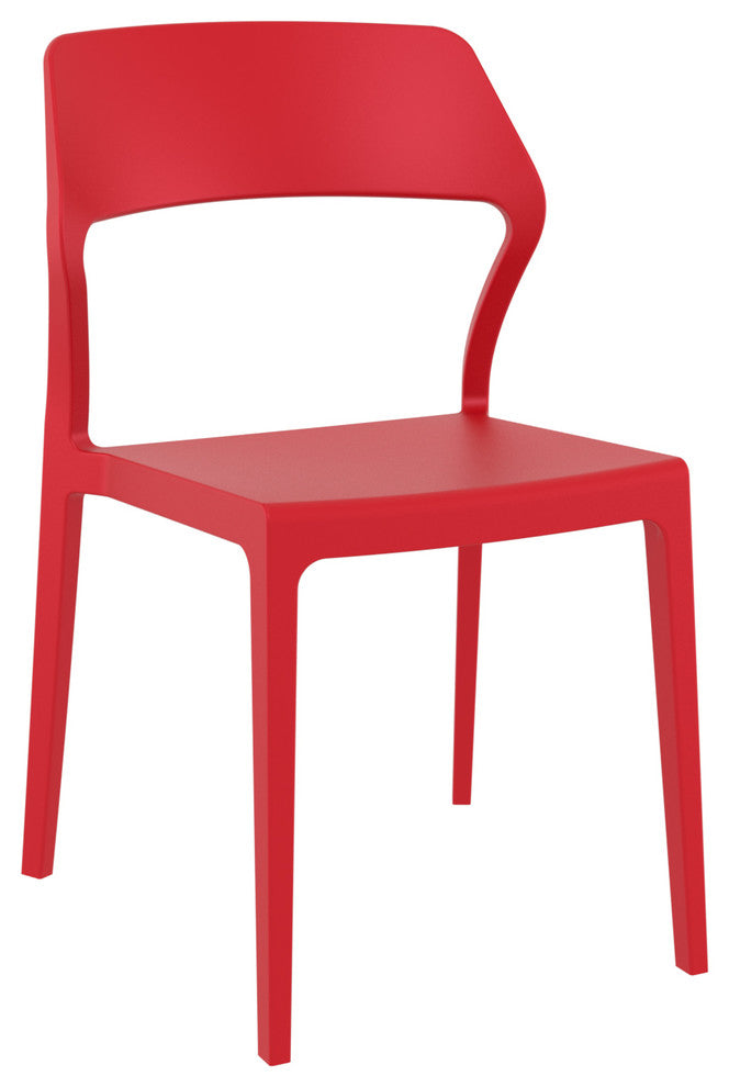 Snow Dining Chair, Red, Set of 2