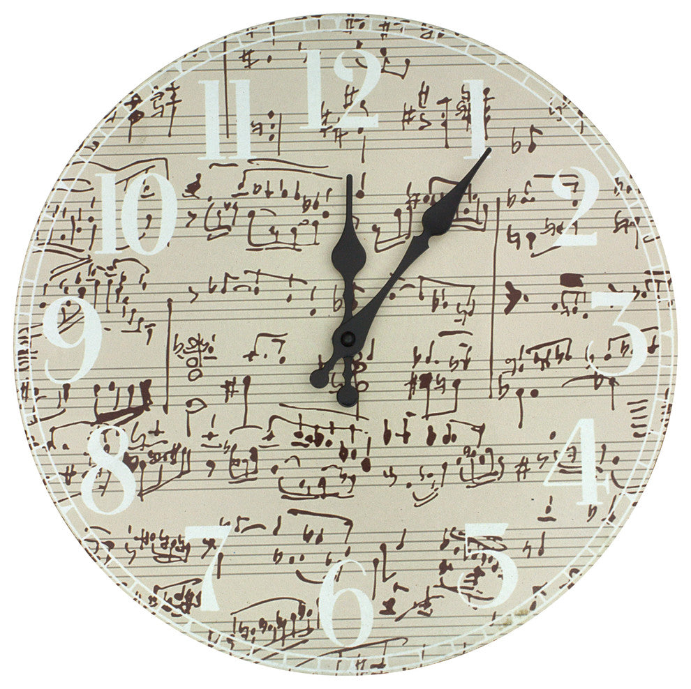 Symphony Score Wall Clock