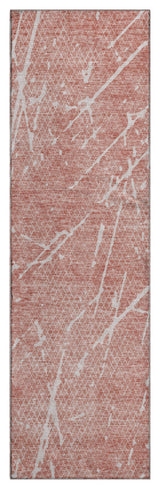 Premium Machine Washable Mayfield AMF628 Blush 2'3" x 7'6" Runner Rug