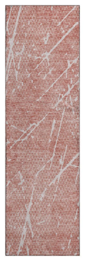 Premium Machine Washable Mayfield AMF628 Blush 2'3" x 7'6" Runner Rug