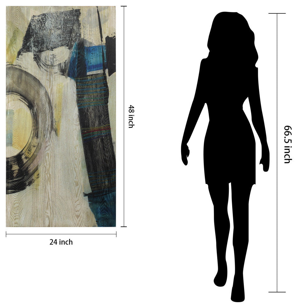 Abstract Wall Art Radiographic Photography Giclee Printed on Hand Finished Wood